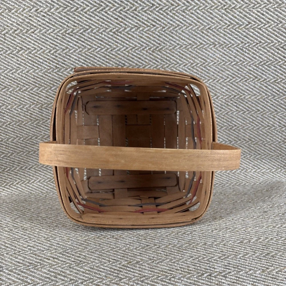 LONGABERGER Basket 1987  7x7 Signed Berry